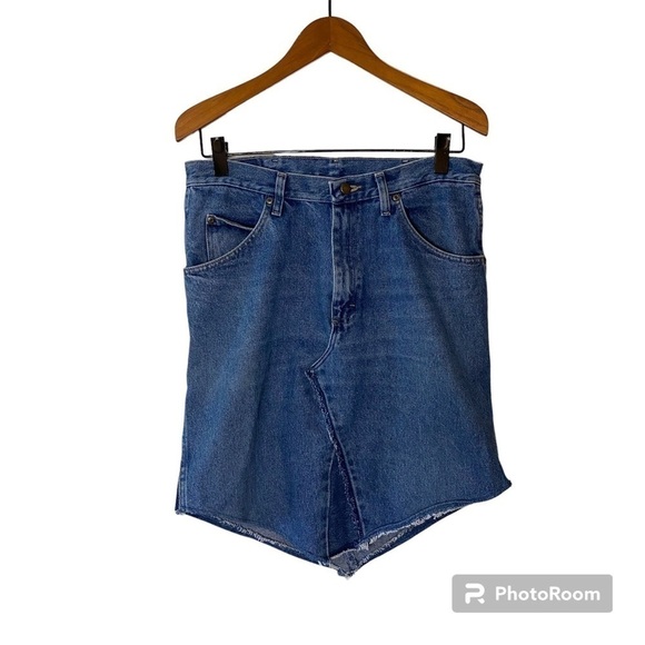 WRANGLER Reworked Denim Skirt - Picture 1 of 4